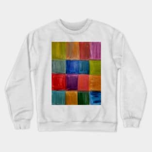 New colorblock abstract painting and loving the abstract painting . Crewneck Sweatshirt